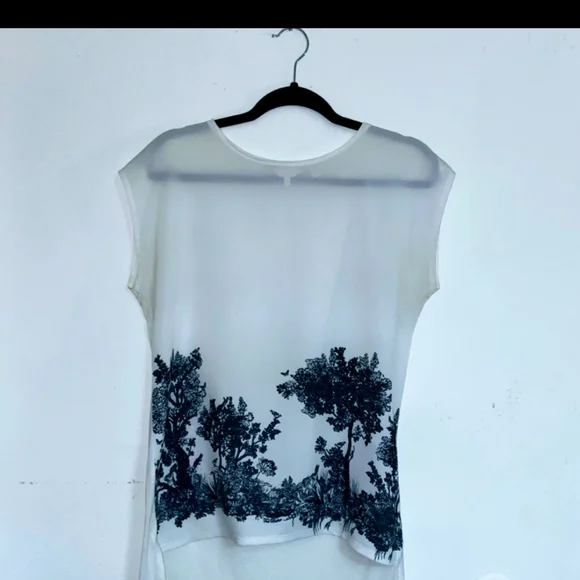 Ted Baker Zera Woodland Tee, White, Ted Size 3 - Picture 2 of 8